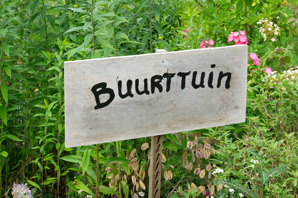 Bordje buurttuin